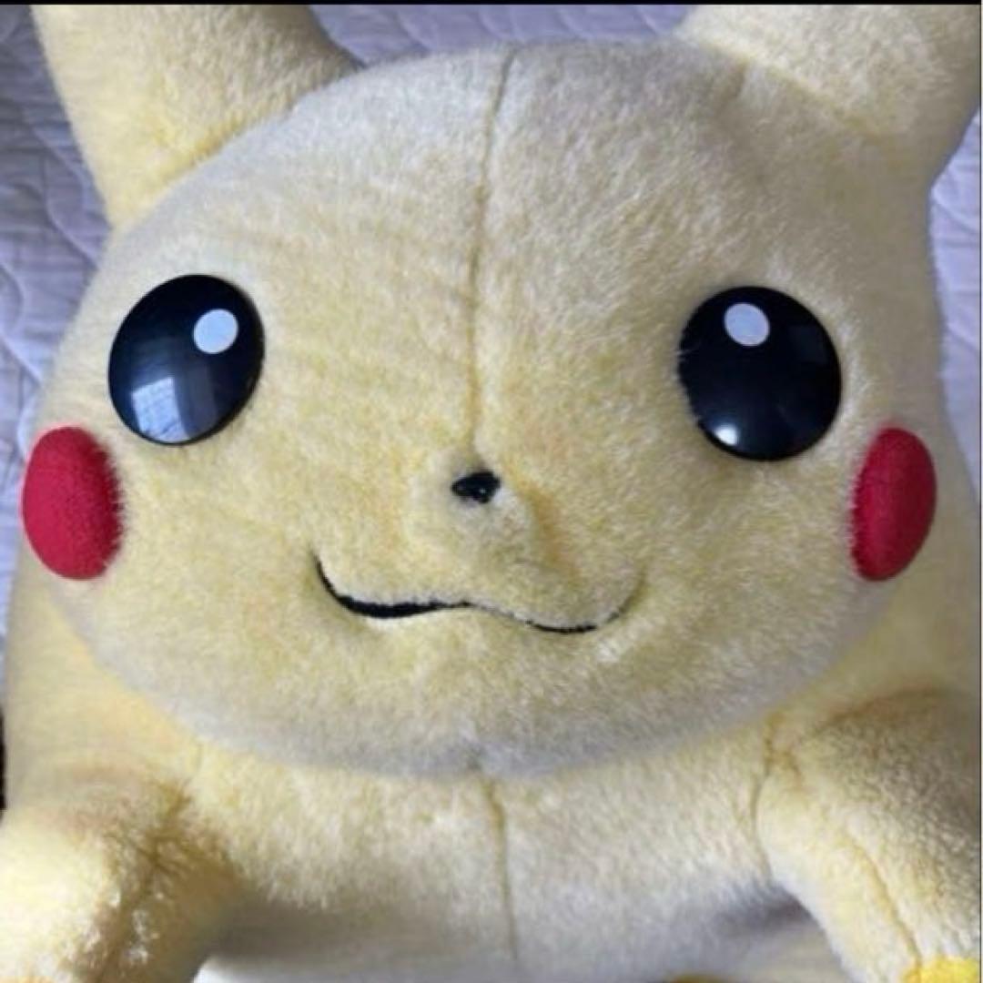 初期 ピカチュウ ぬいぐるみ 等身大 40cm ポケモン 初代 縫いぐるみ