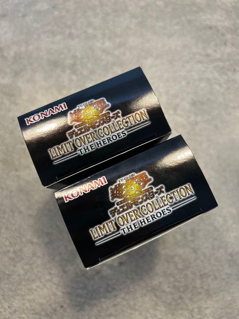 遊戯王　リミットオーバーコレクション　 ２BOX　シュリンクなし