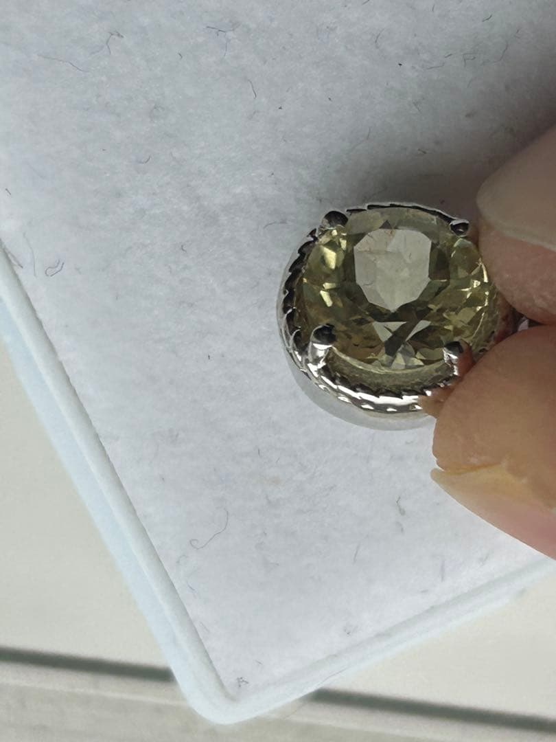 スーパーセール‼️トルマリン　ラウンド　シルバーメッキ　ペンダント