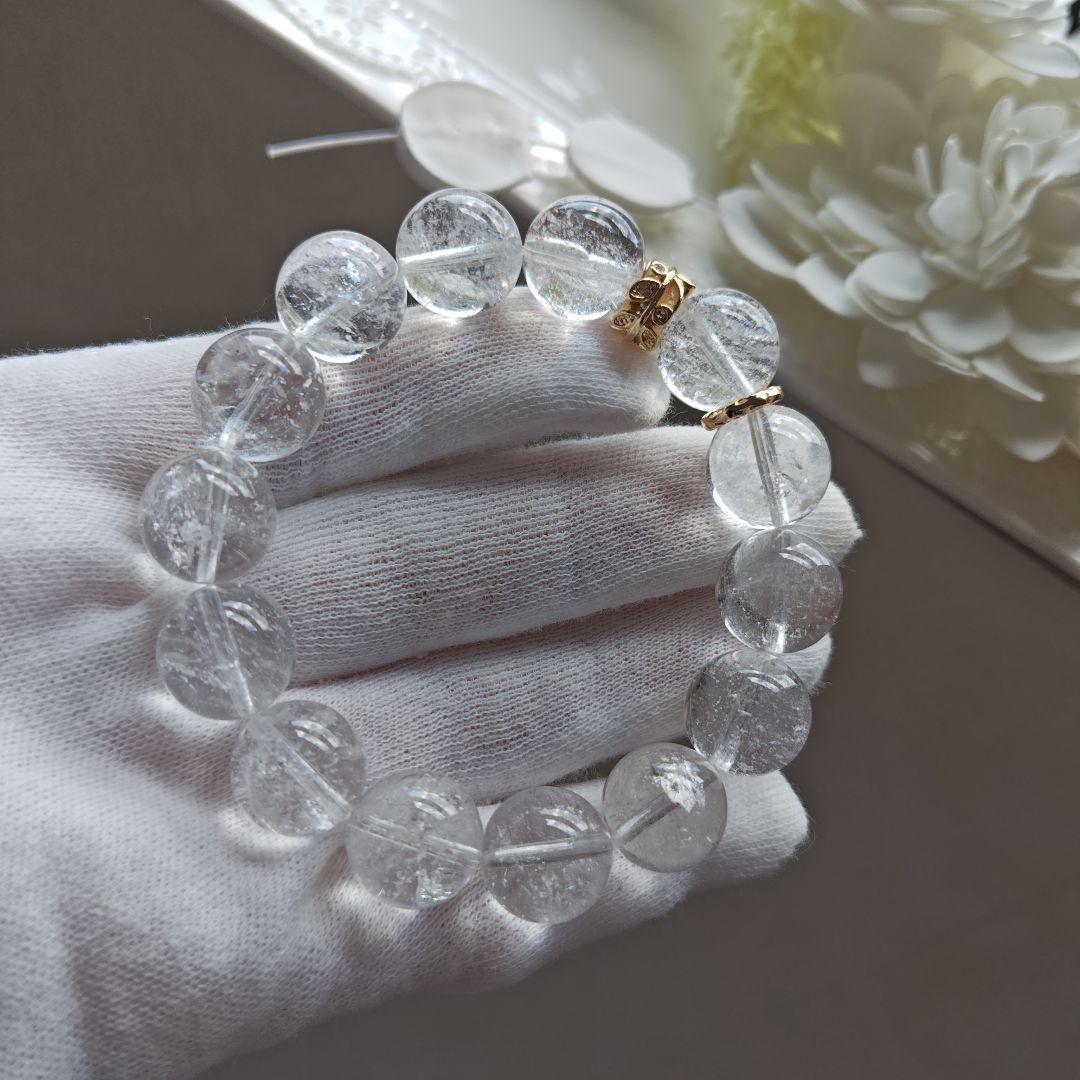 新作♡ヒマラヤ産アイスクォーツ　フルブレス