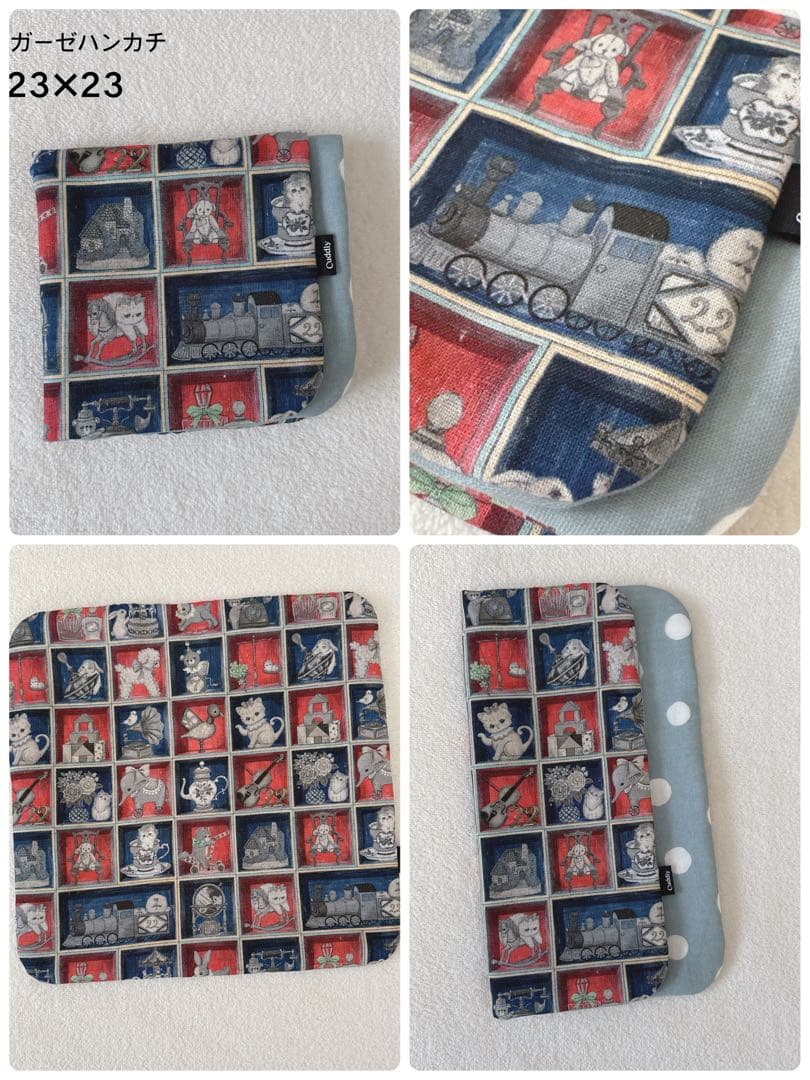 ［491］ユキエモン 4重、8重、12重ガーゼハンカチ