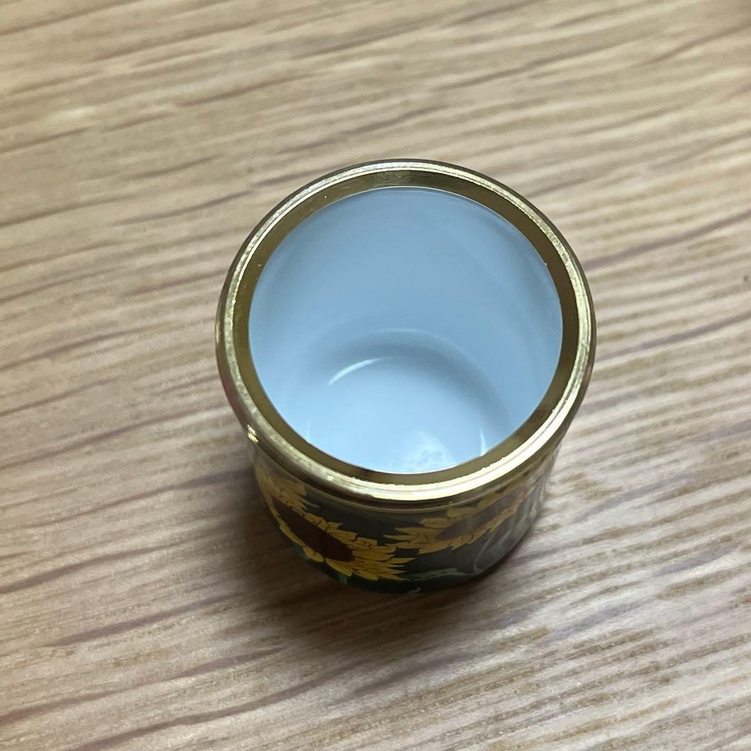 ハルシオンデイズ エナメル　小物入れ　サンフラワー　ひまわり