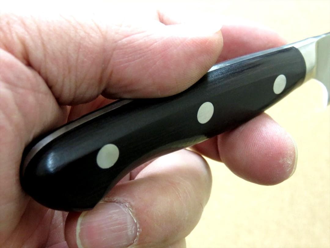 関の刃物 ペティナイフ 130mm PRO-M 鍔付一体型 小型 両刃 果物包丁