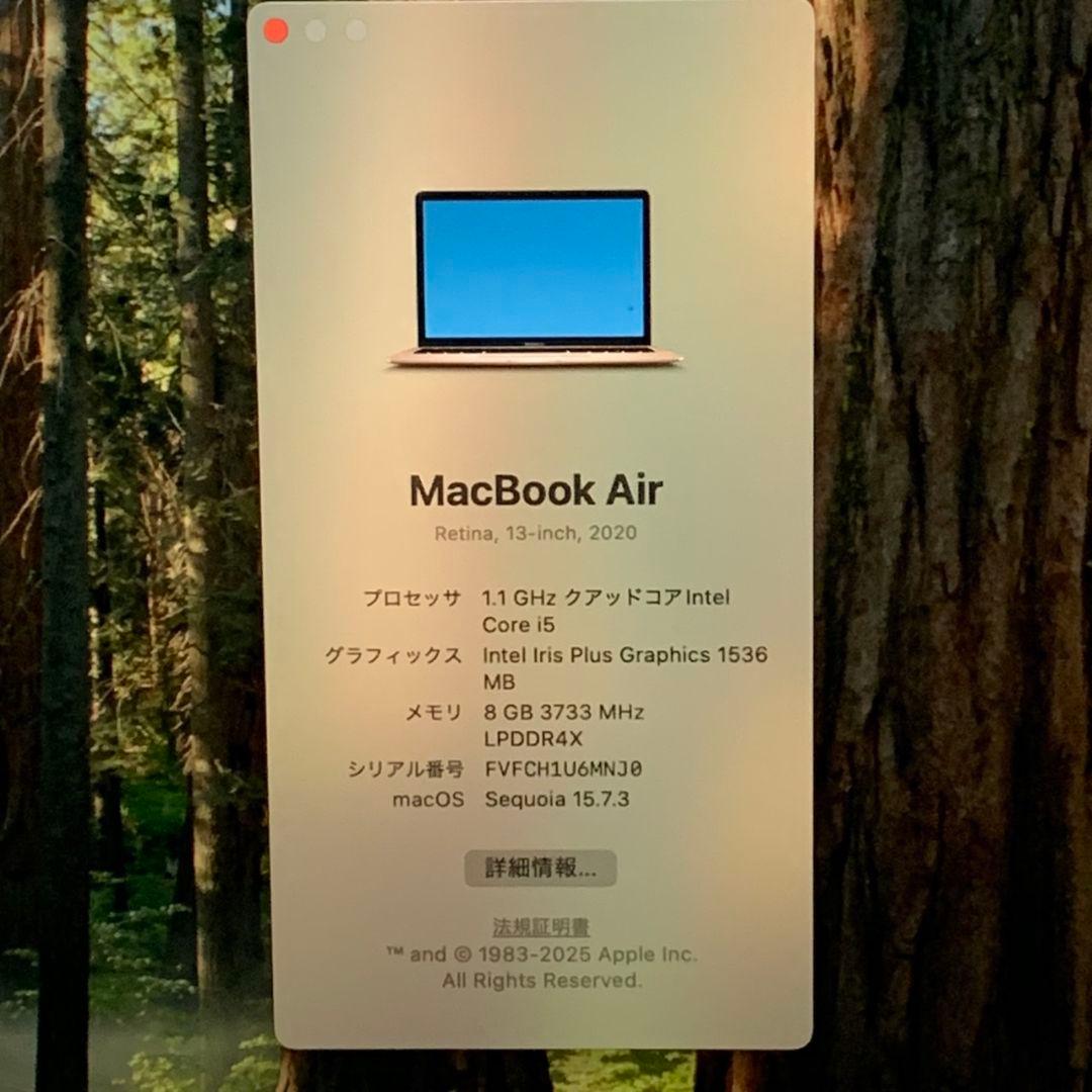 【箱付美品】MacBook Air 2020年 ローズゴールド パソコンPC