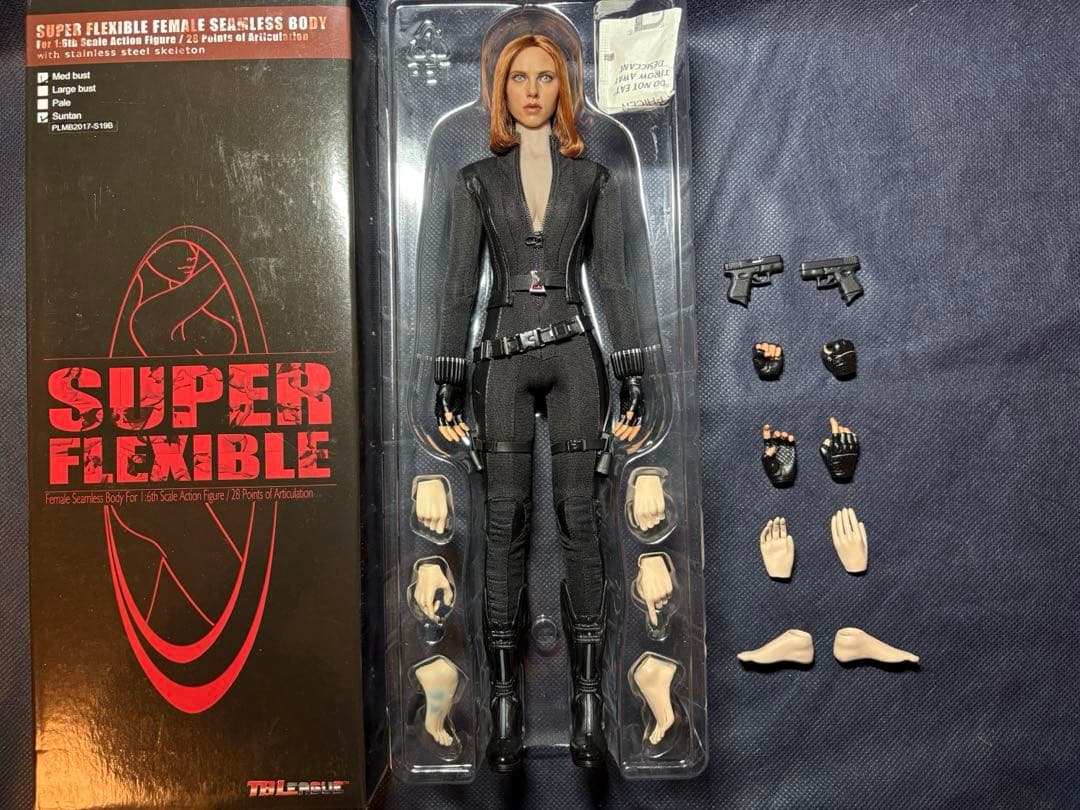 1/6 カスタム仕様 ホットトイズ ブラック・ウィドウ ウインターソルジャー版