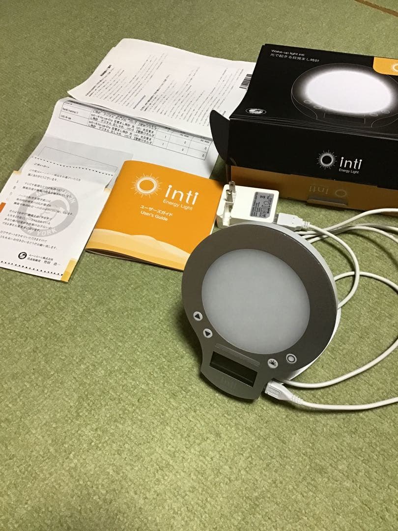 【動作確認済み】ムーンムーン 光目覚まし時計 inti4