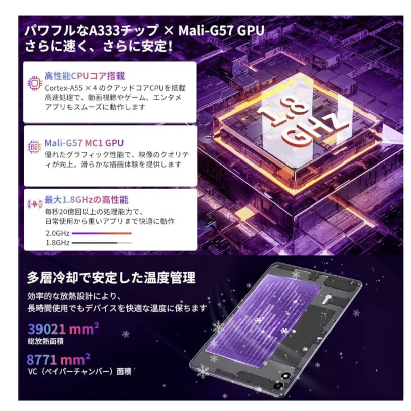 RebotAi D101 Android15 10.1型 美品　セット