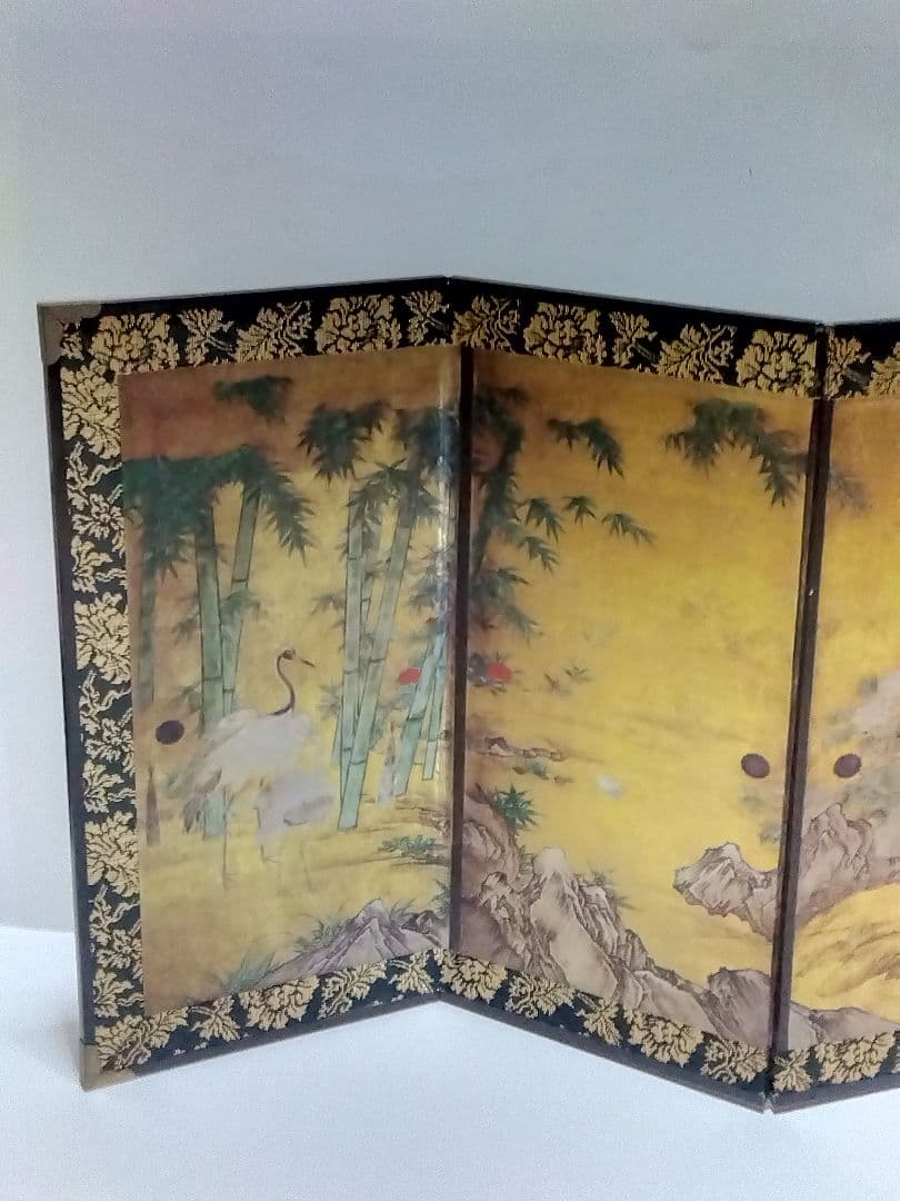 南禅寺麝香の間の屏風の写しミニ屏風