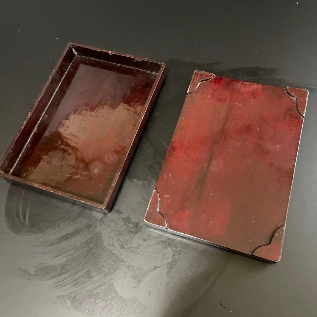 特大　硯　端渓　龍　書道　箱付9