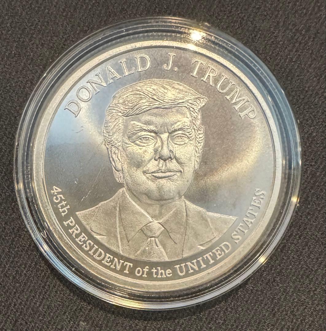 アメリカ ドナルド・J・トランプ大統領 1オンス 銀貨　1枚