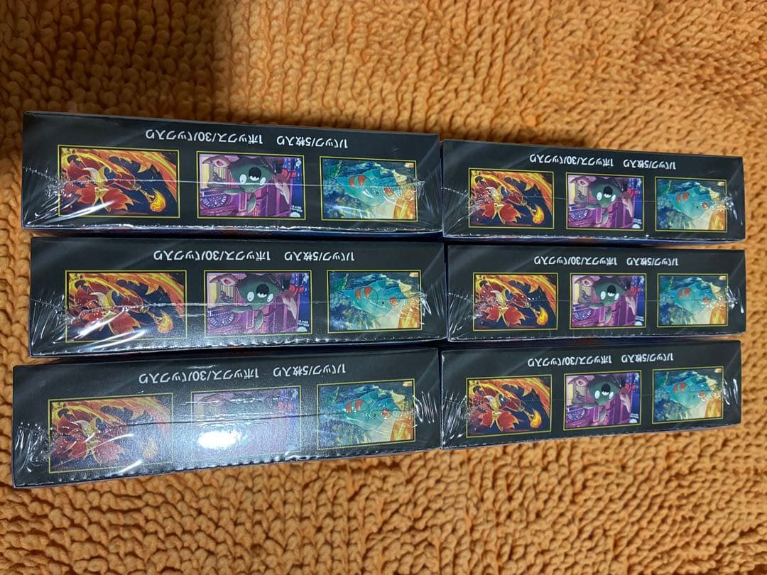 ポケモンカード　　　ニンジャスピナー　新品未開封シュリンク付き　6BOX