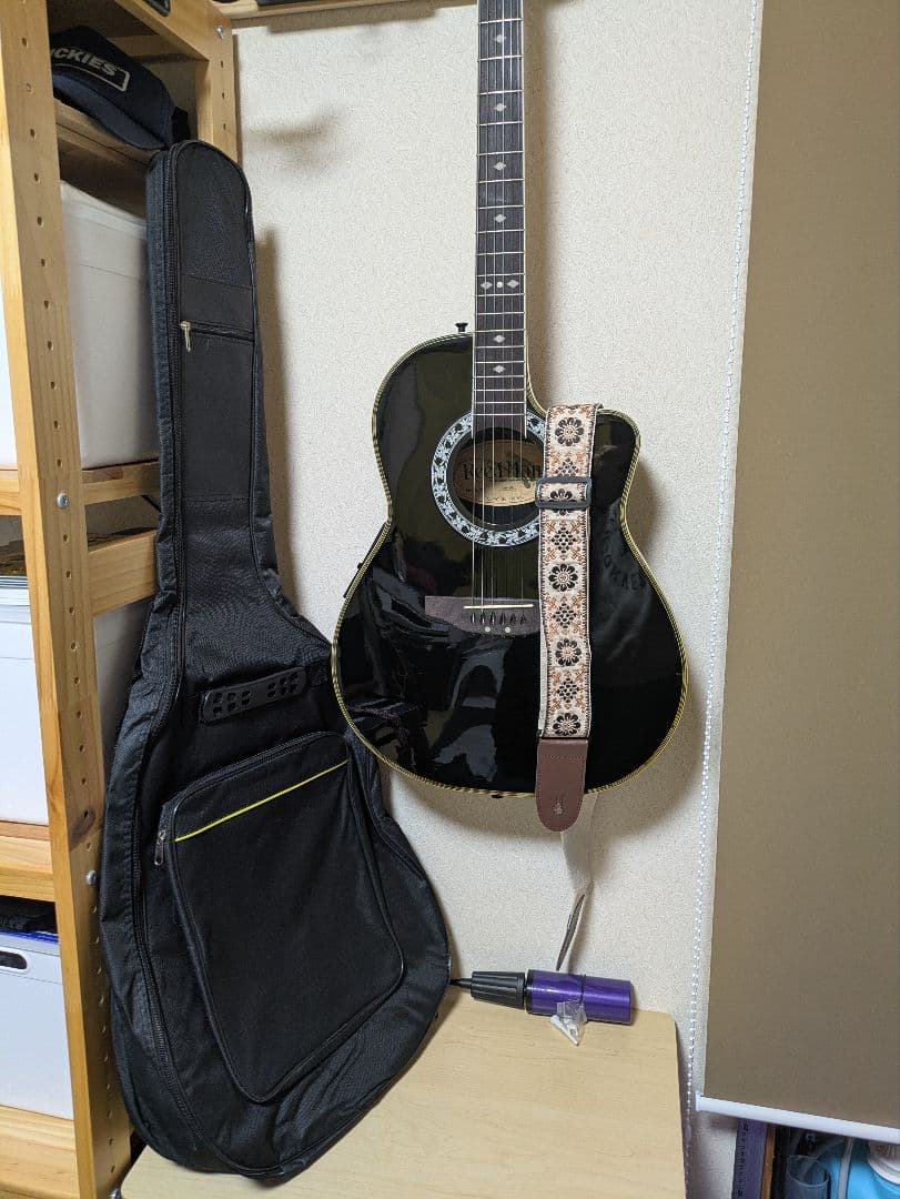 Reel Man RM-101 ブラック アコースティックギター(エレアコ)