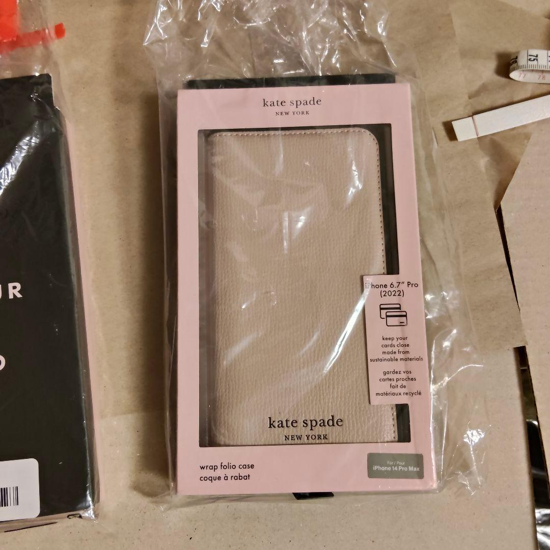 katespade　iPhone14 pro max　手帳型 ケース