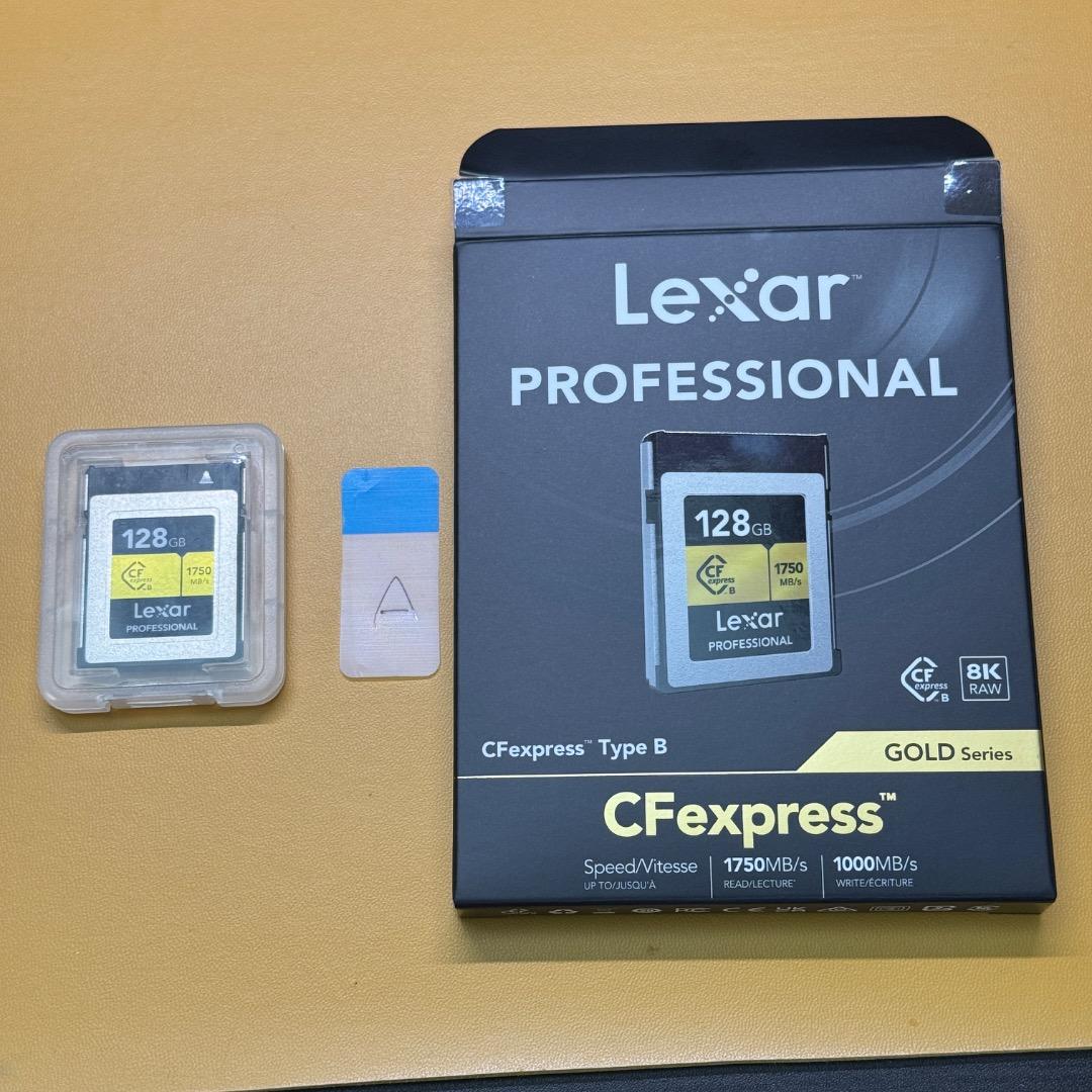 Lexar CFexpress Type B 128GB ゴールドシリーズ