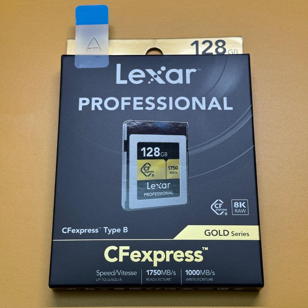 Lexar CFexpress Type B 128GB ゴールドシリーズ