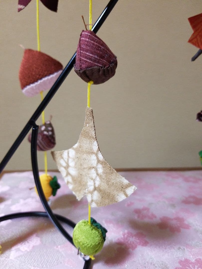 「お月見の吊し飾り」+「秋の吊し飾り」