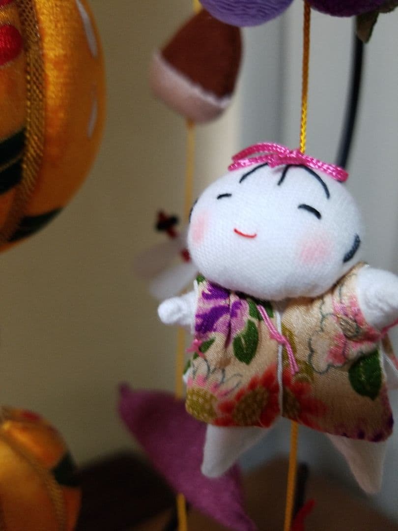 「お月見の吊し飾り」+「秋の吊し飾り」