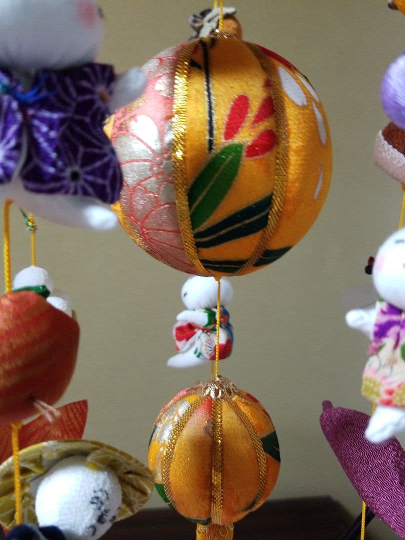 「お月見の吊し飾り」+「秋の吊し飾り」