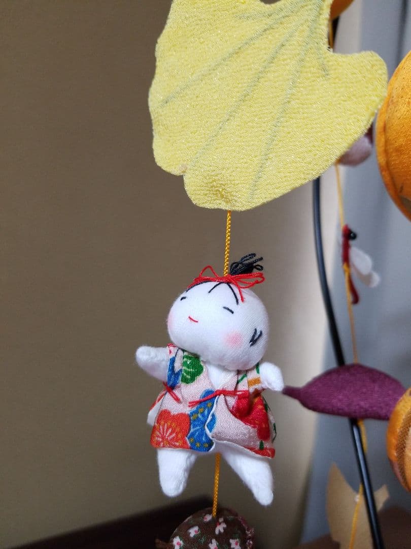 「お月見の吊し飾り」+「秋の吊し飾り」