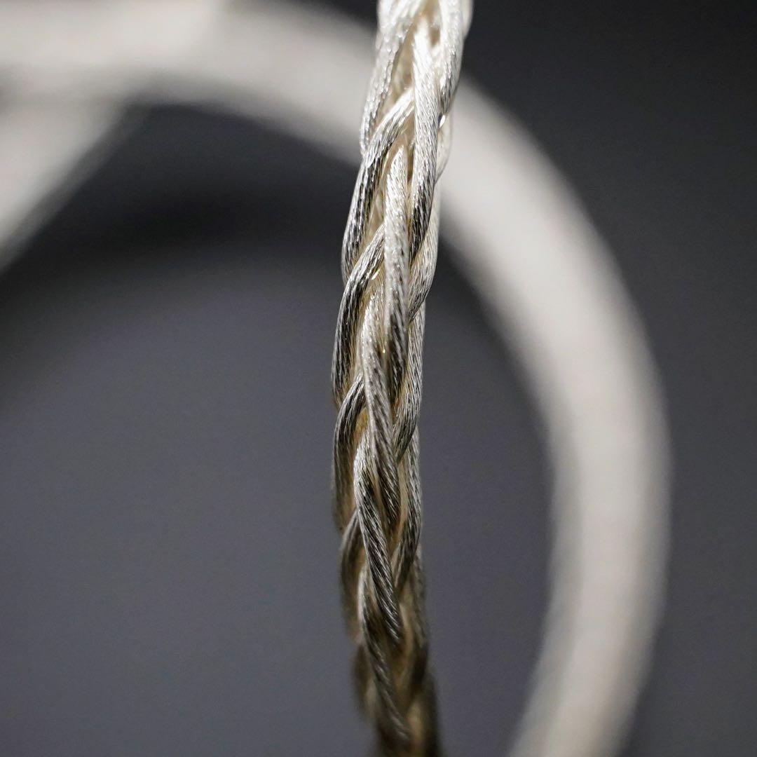 【1点のみ】銀銅合金導体 8コア1064芯 MMCX/4.4mm+イヤホン本体