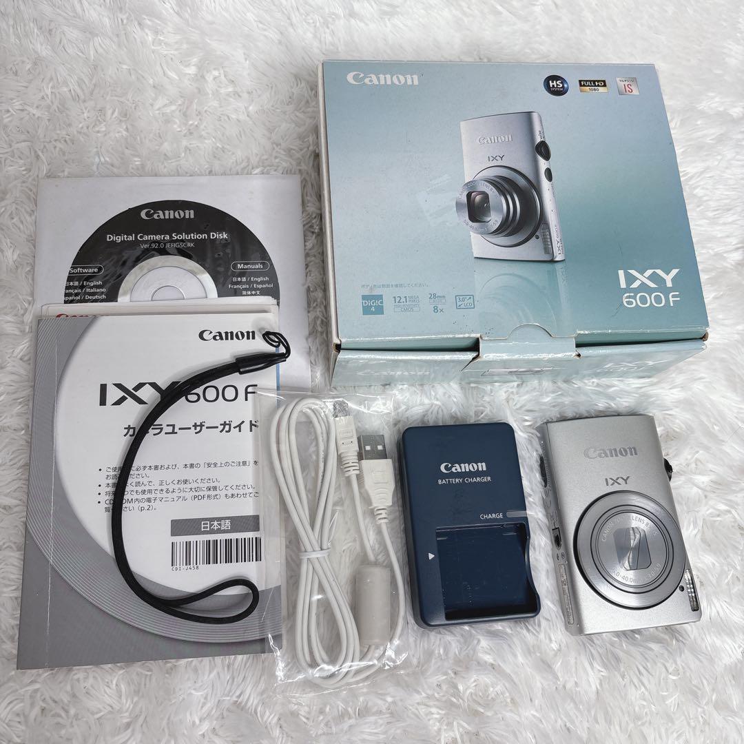 Canon IXY 600F コンデジ コンパクトデジタルカメラ　シルバー