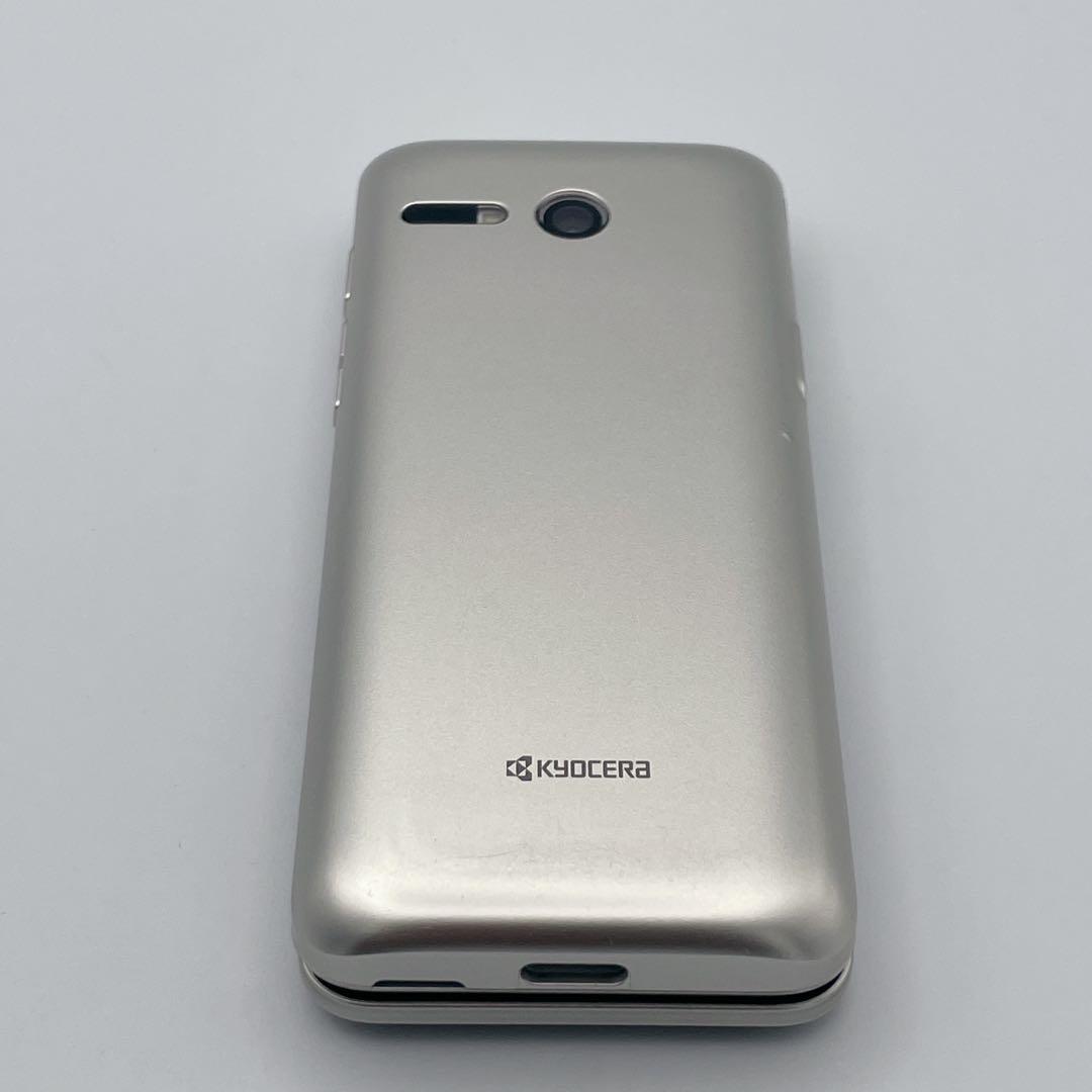 【良品】KYOCERA KYF43 SIMフリー かんたん ケータイ ライト