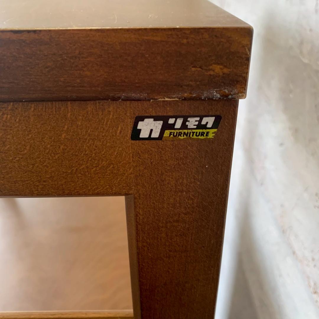 【カリモク】 キッチンボード キッチン収納 昭和レトロ アンティーク A0545