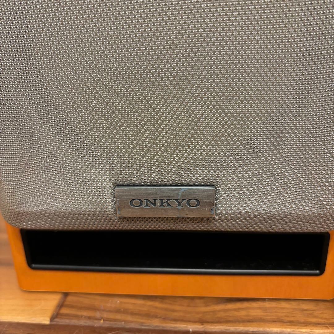 ONKYO スピーカー ペア D-N7TX 木目 動作品 ブックシェルフ