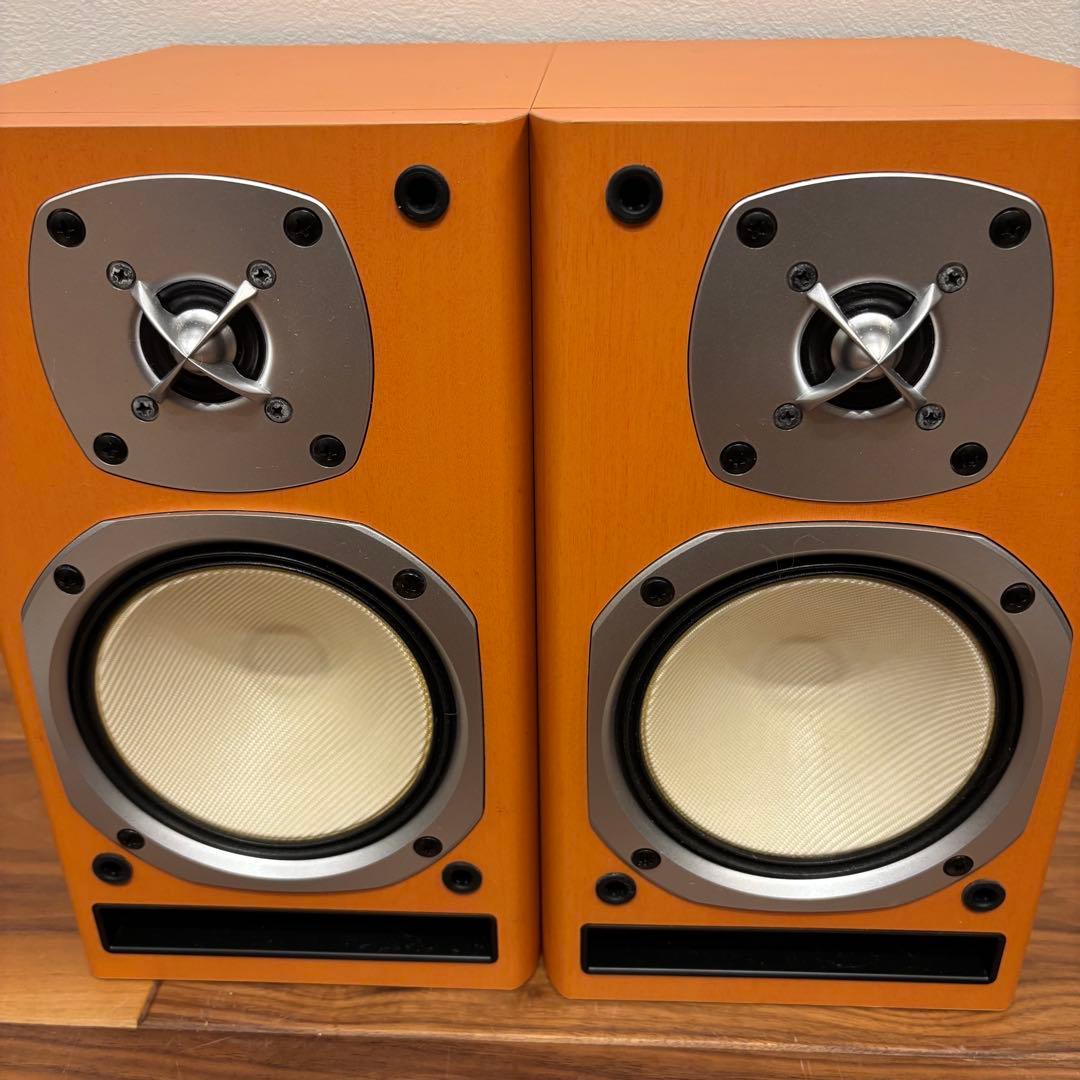 ONKYO スピーカー ペア D-N7TX 木目 動作品 ブックシェルフ