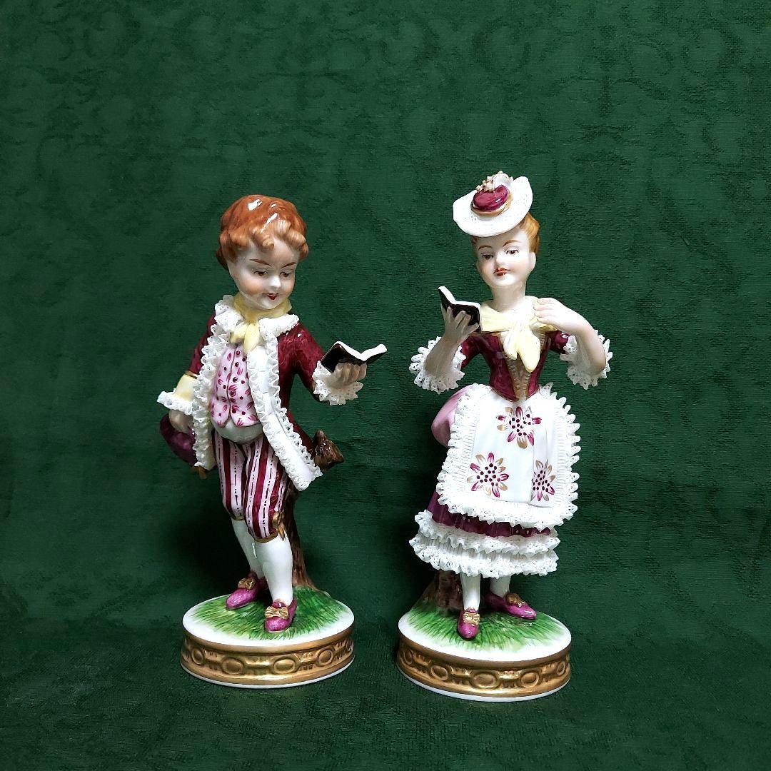 ウンターヴァイスバッハ 　フィギュリン ２体セット