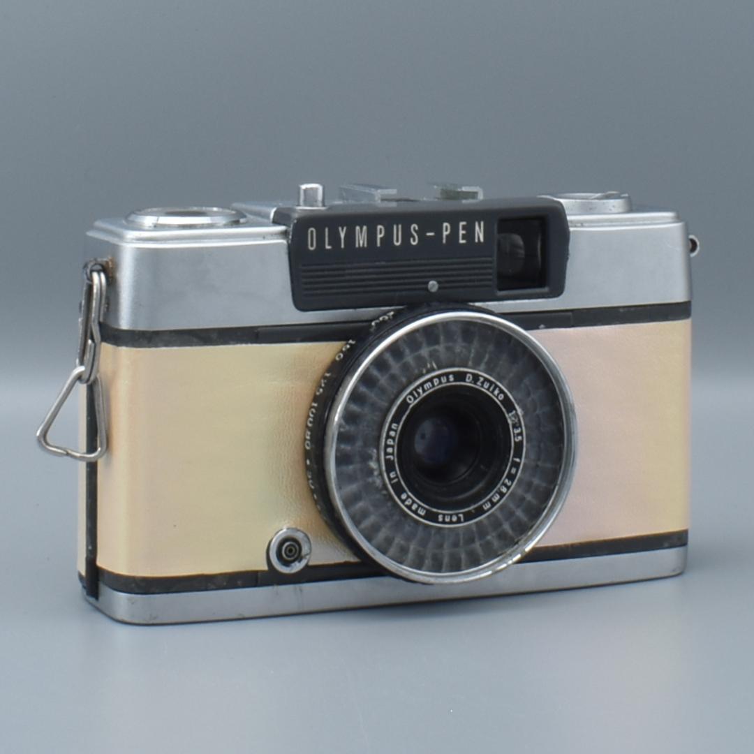整備済 OLYMPUS EE-2 ベージュ 外装リメイク 動作OK 赤ベロOK