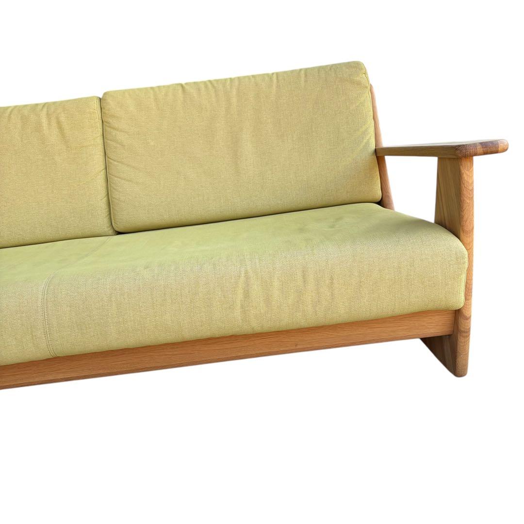 極美品 飛騨産業 baguette life バゲット ライフ 3人掛け ソファ