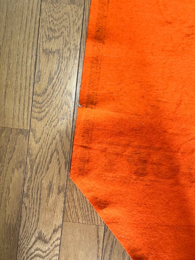 ●レア ●70's スヌーピー アストロノーツ フェルトバナー オレンジ