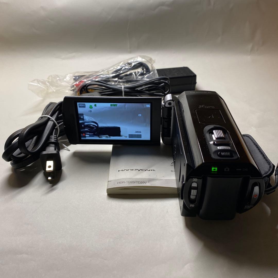 ビデオカメラ SONY AVCHD 3D handycam HDR-TD20V