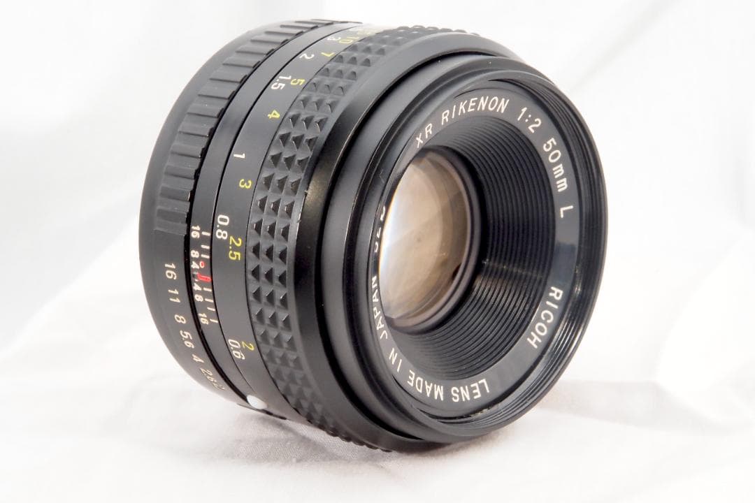 XR RIKENON L 50mm f/2 きれい 分解整備済 保証付 652