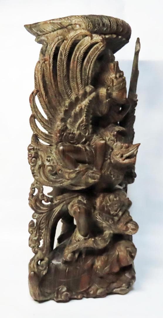 バリ 木彫り ガルーダ ヴィシュヌ神 33cm