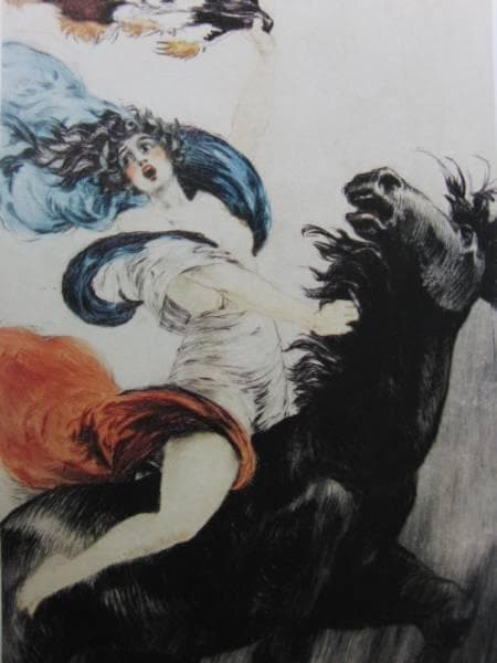 ルイ・イカール、怒れる馬、豪華限定版・定価１０万３千円、新品額付