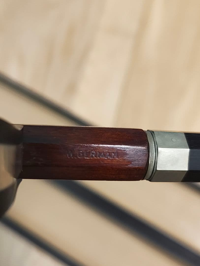 コントラバス 弓 フレンチ 西ドイツ製（W.GERMAN刻印）127g