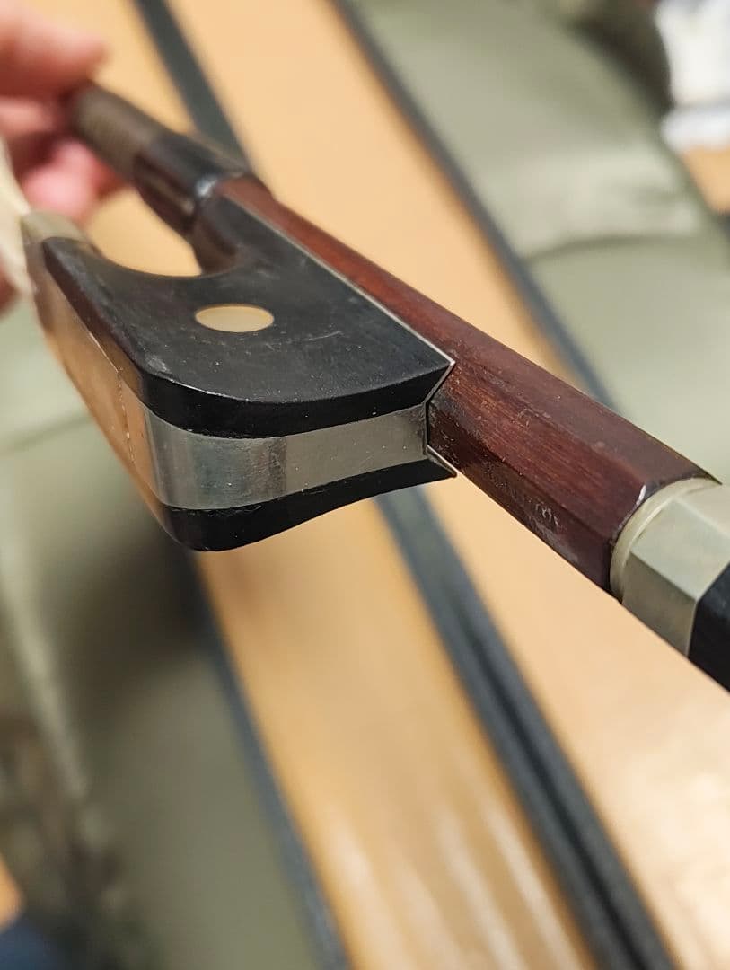 コントラバス 弓 フレンチ 西ドイツ製（W.GERMAN刻印）127g