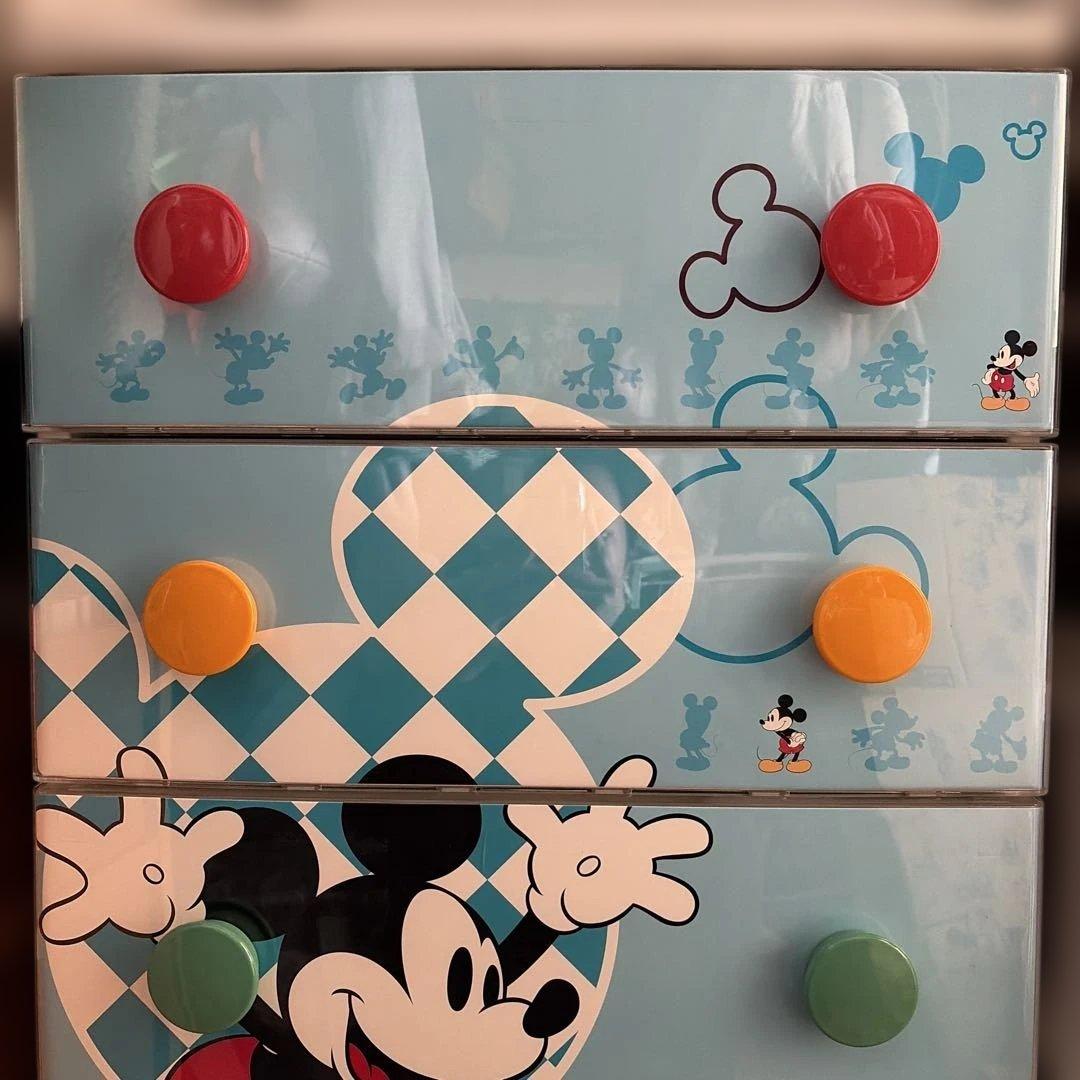 ミッキーマウス キッズチェスト 5段