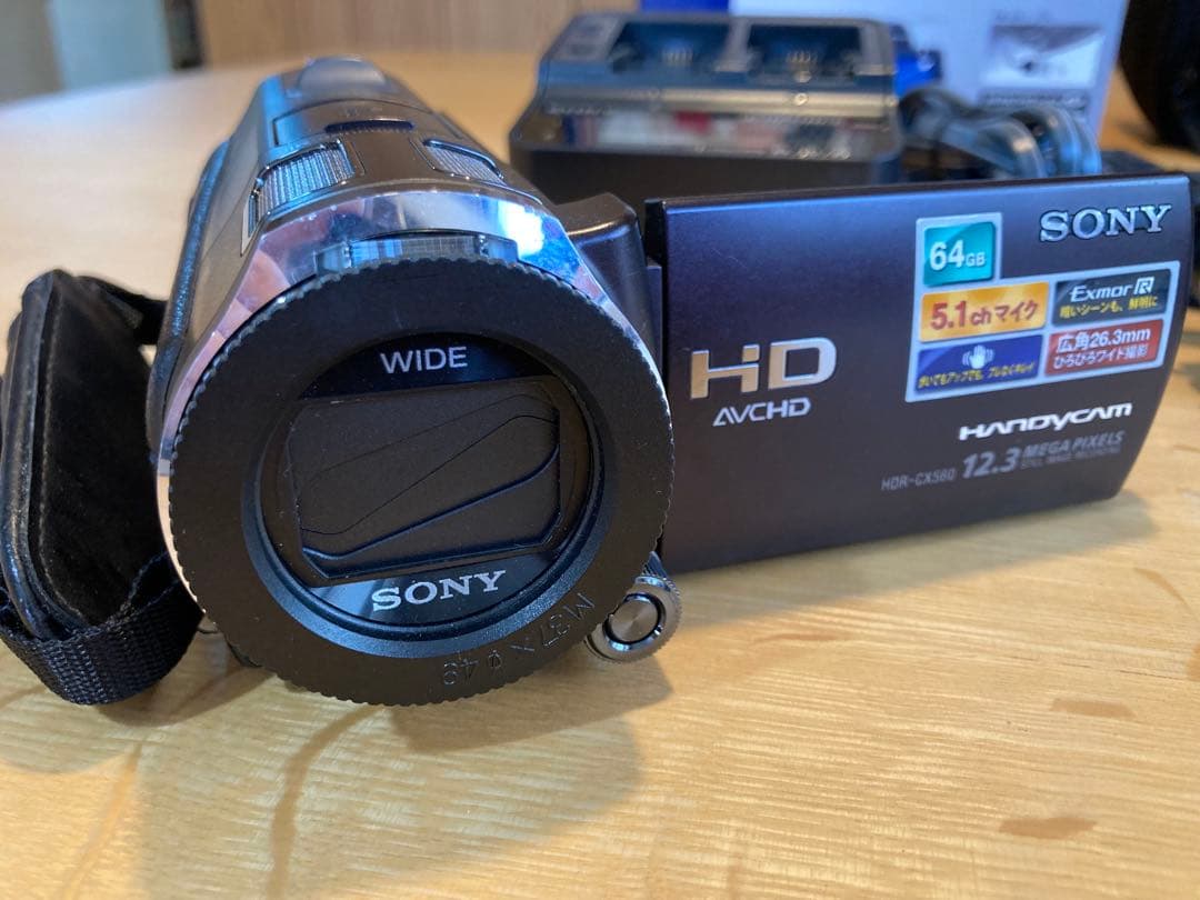 専用　SONY HDR-CX560Vと専用ポーチ、SPK-HCGスポーツパック