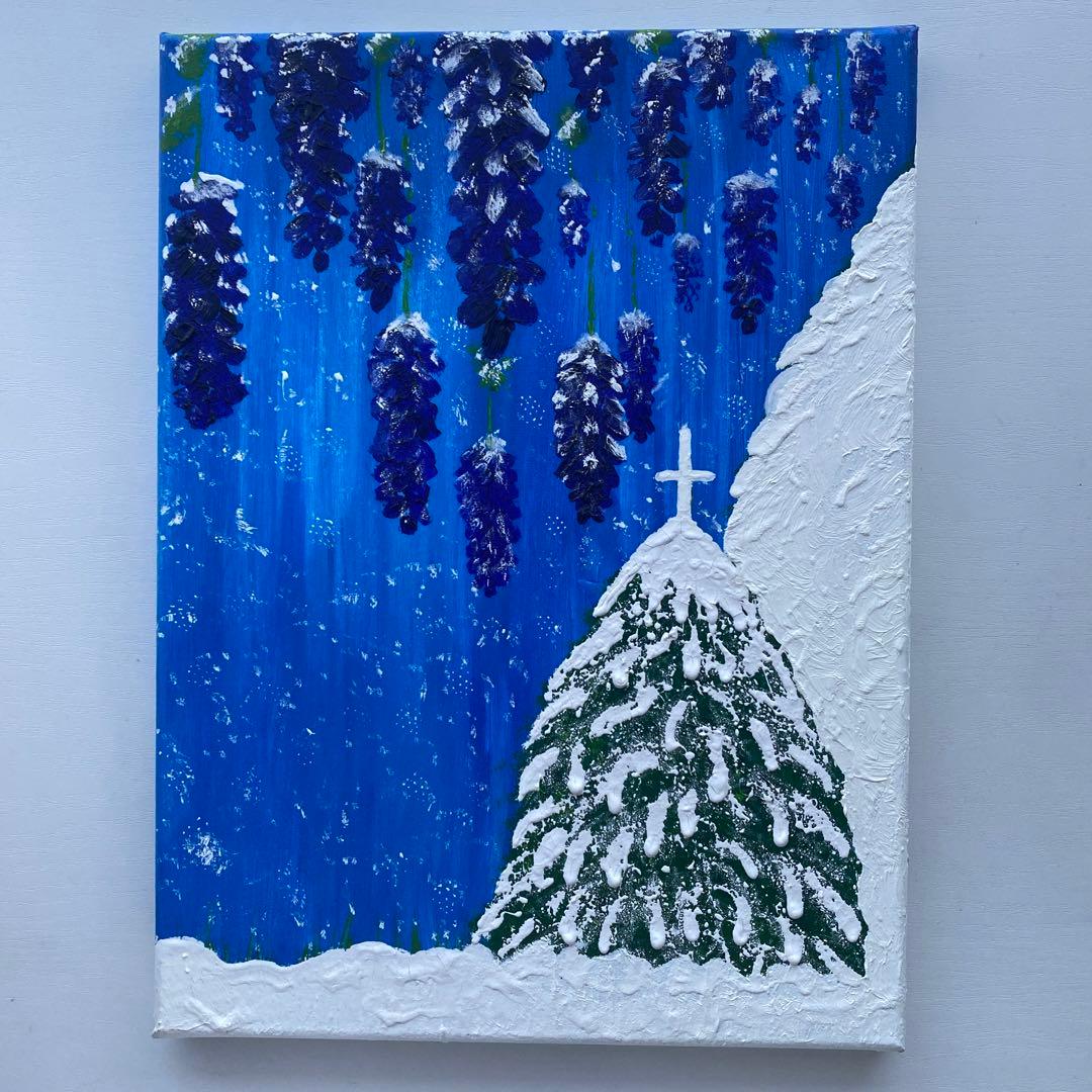 絵画 Winter song- Christmas