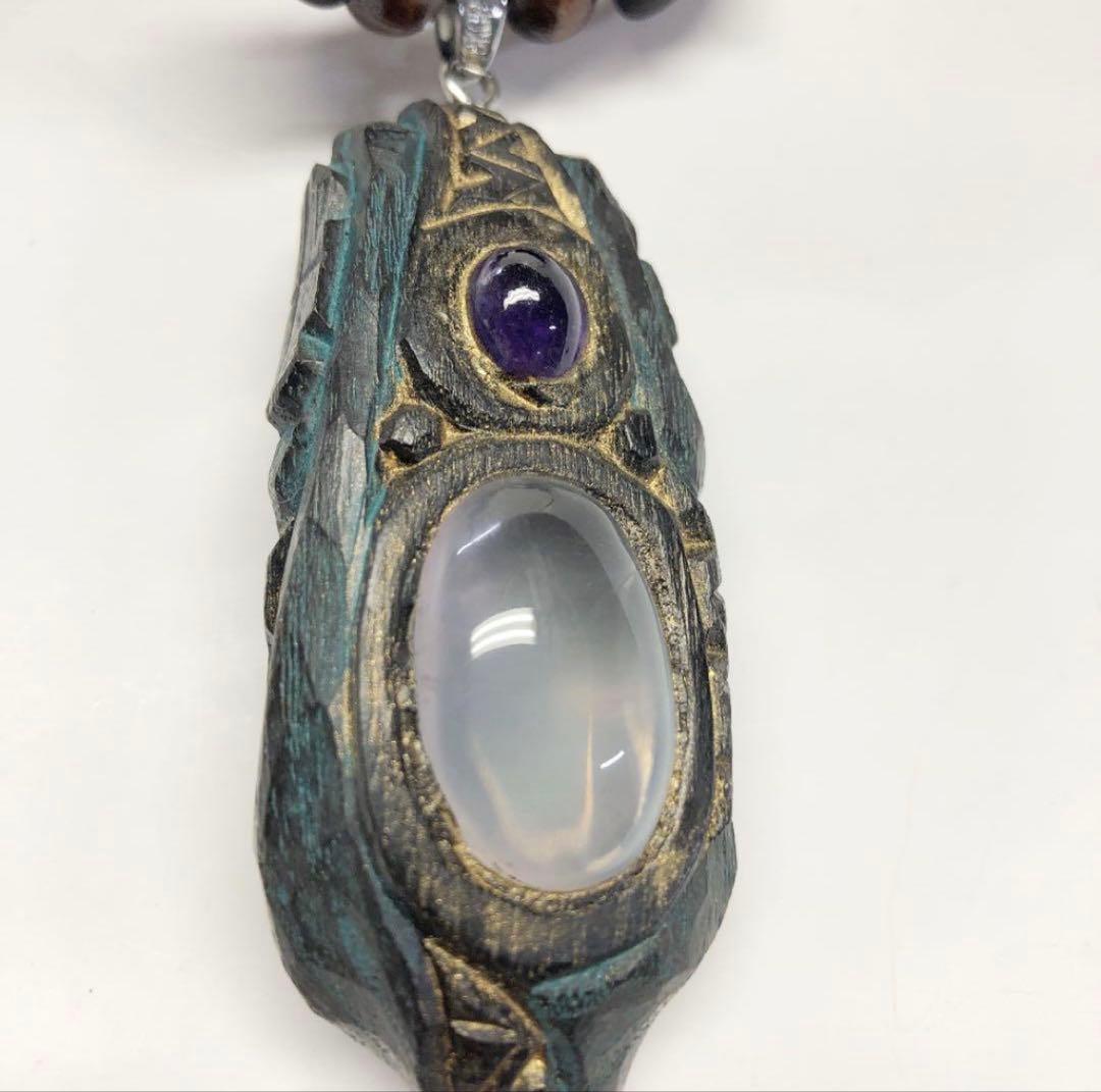 アイヌコタン　西田智三さん　ラリマー　インカローズ　ローズクォーツ　アメジスト