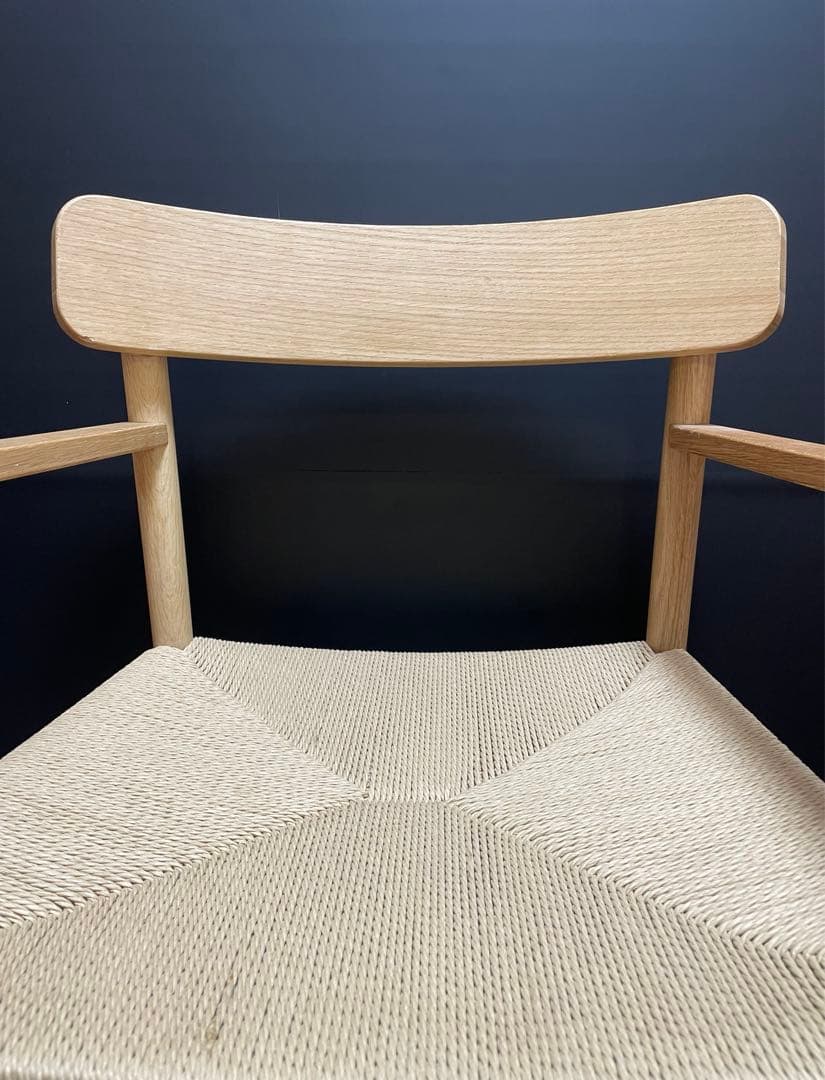 北欧家具　ペーパーコード オーク シェーカーチェア ダイニングチェア