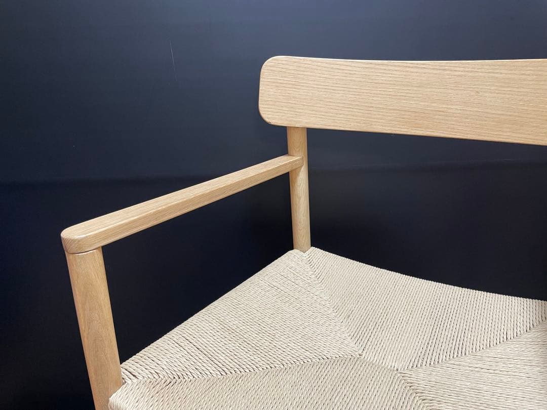 北欧家具　ペーパーコード オーク シェーカーチェア ダイニングチェア