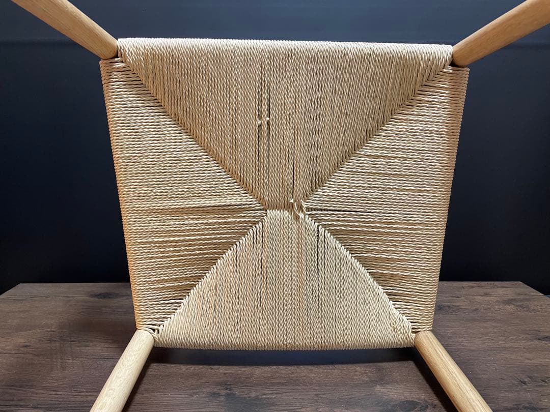北欧家具　ペーパーコード オーク シェーカーチェア ダイニングチェア