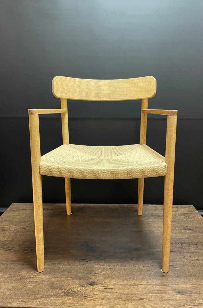 北欧家具　ペーパーコード オーク シェーカーチェア ダイニングチェア
