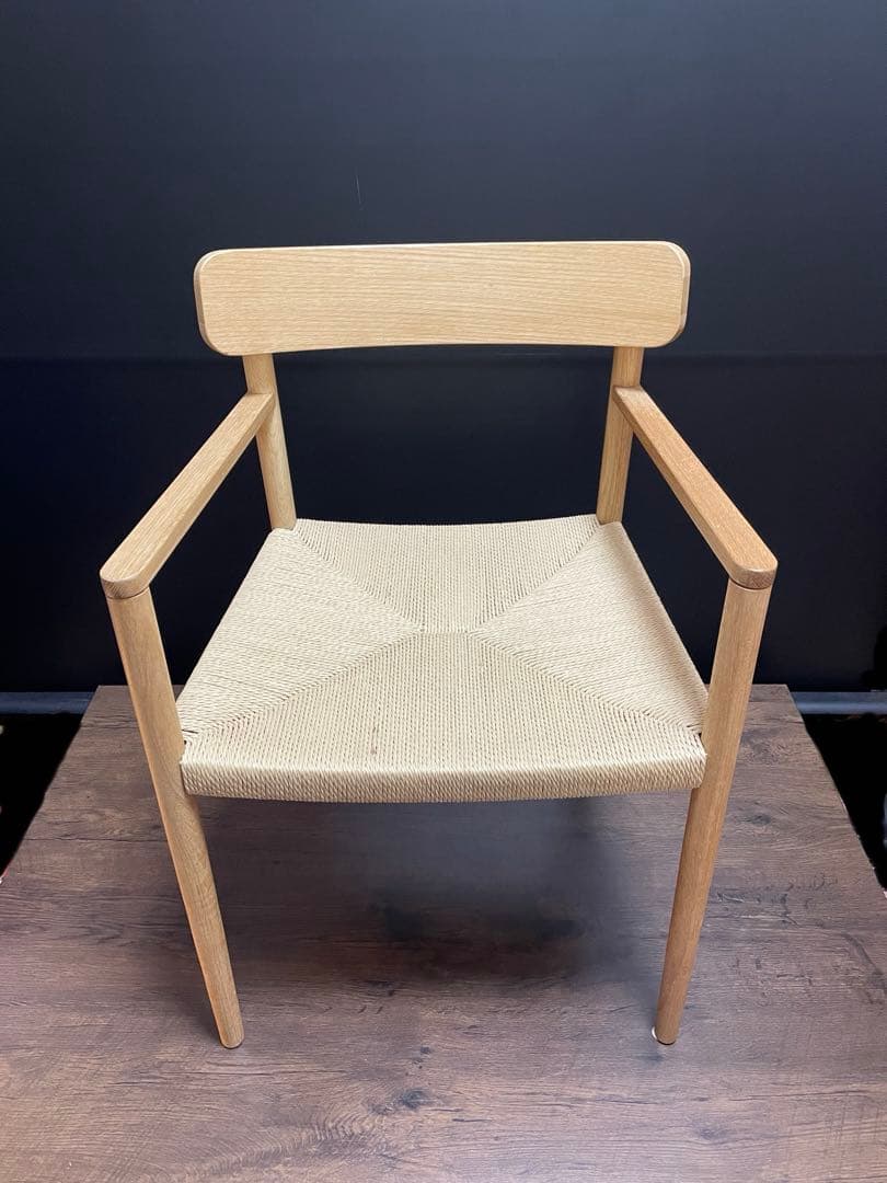 北欧家具　ペーパーコード オーク シェーカーチェア ダイニングチェア