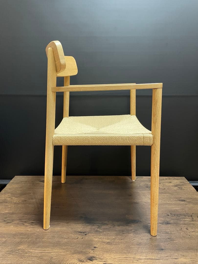 北欧家具　ペーパーコード オーク シェーカーチェア ダイニングチェア