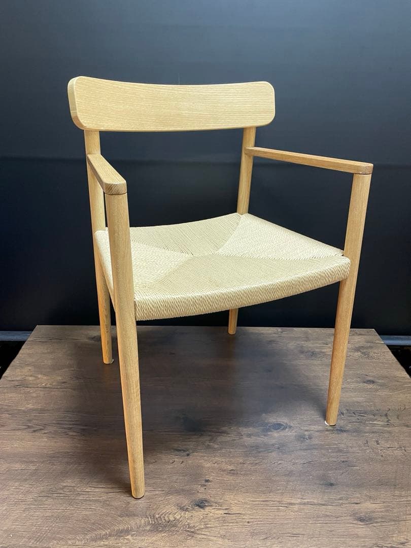 北欧家具　ペーパーコード オーク シェーカーチェア ダイニングチェア